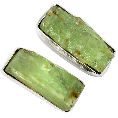 Rough Kyanite Stud Earrings